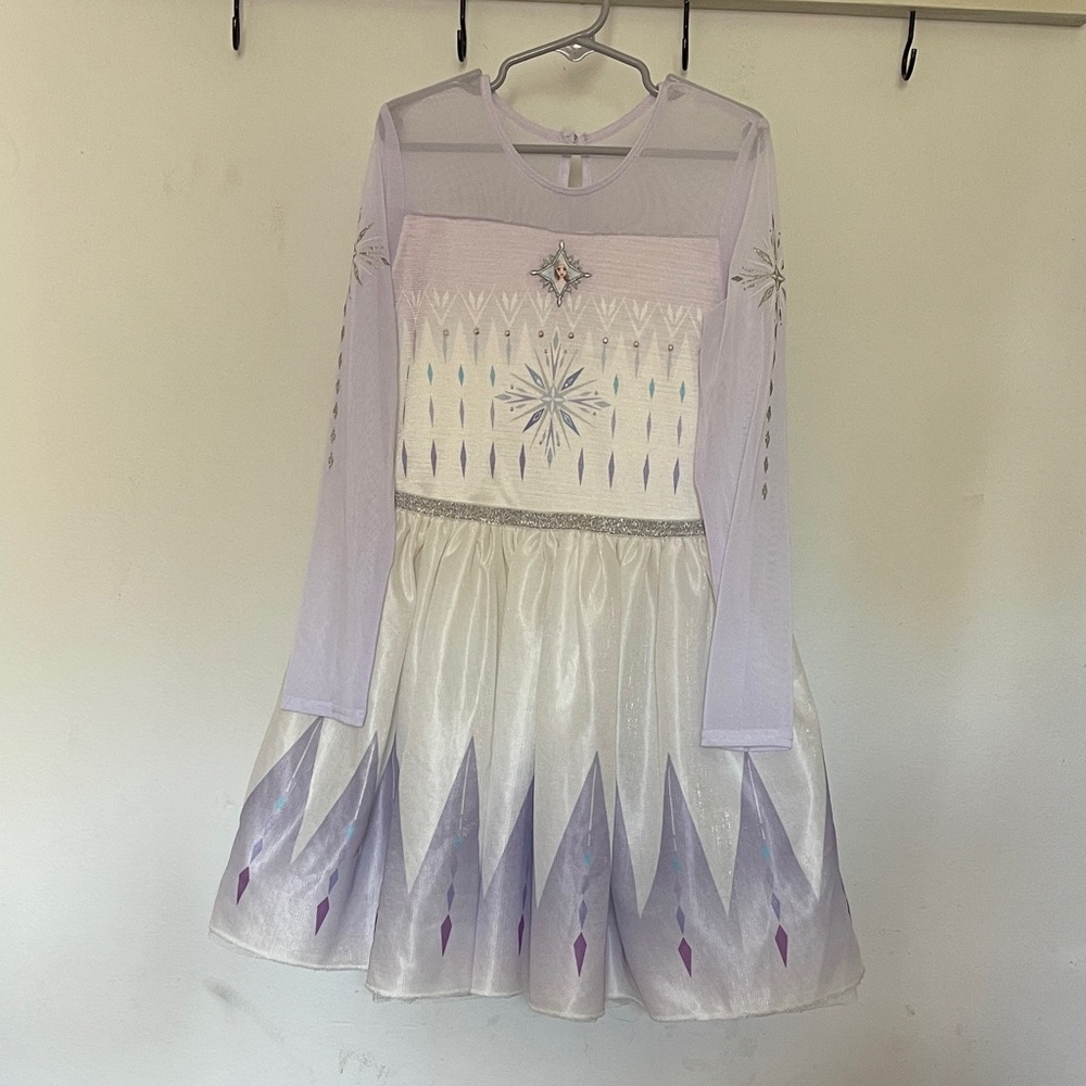 Disney Frozen Princess Dress - Lavender and White